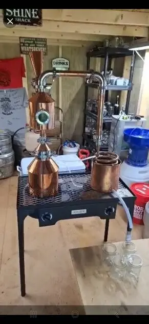 Copper components in a customer’s distilling setup
