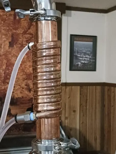 Shocker dephlegmator fitted in a customer installation